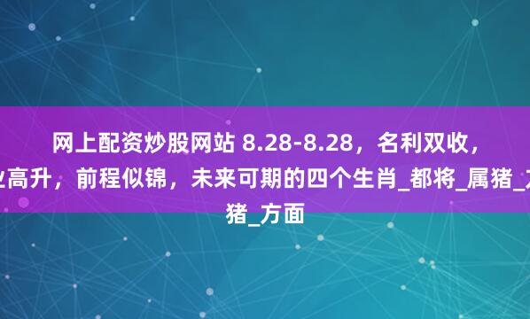 网上配资炒股网站 8.28-8.28，名利双收，事业高升，前程似锦，未来可期的四个生肖_都将_属猪_方面